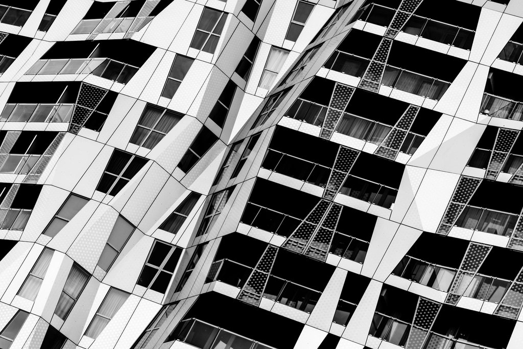 Closeup exterior building
